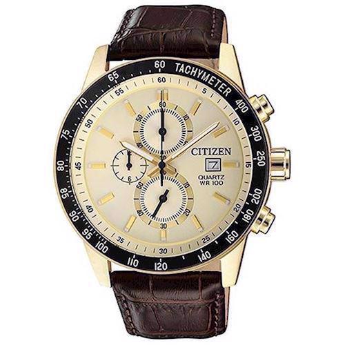 Image of forgyldt Sporty Chronograph Quartz med Chronograph Herre ur fra Citizen